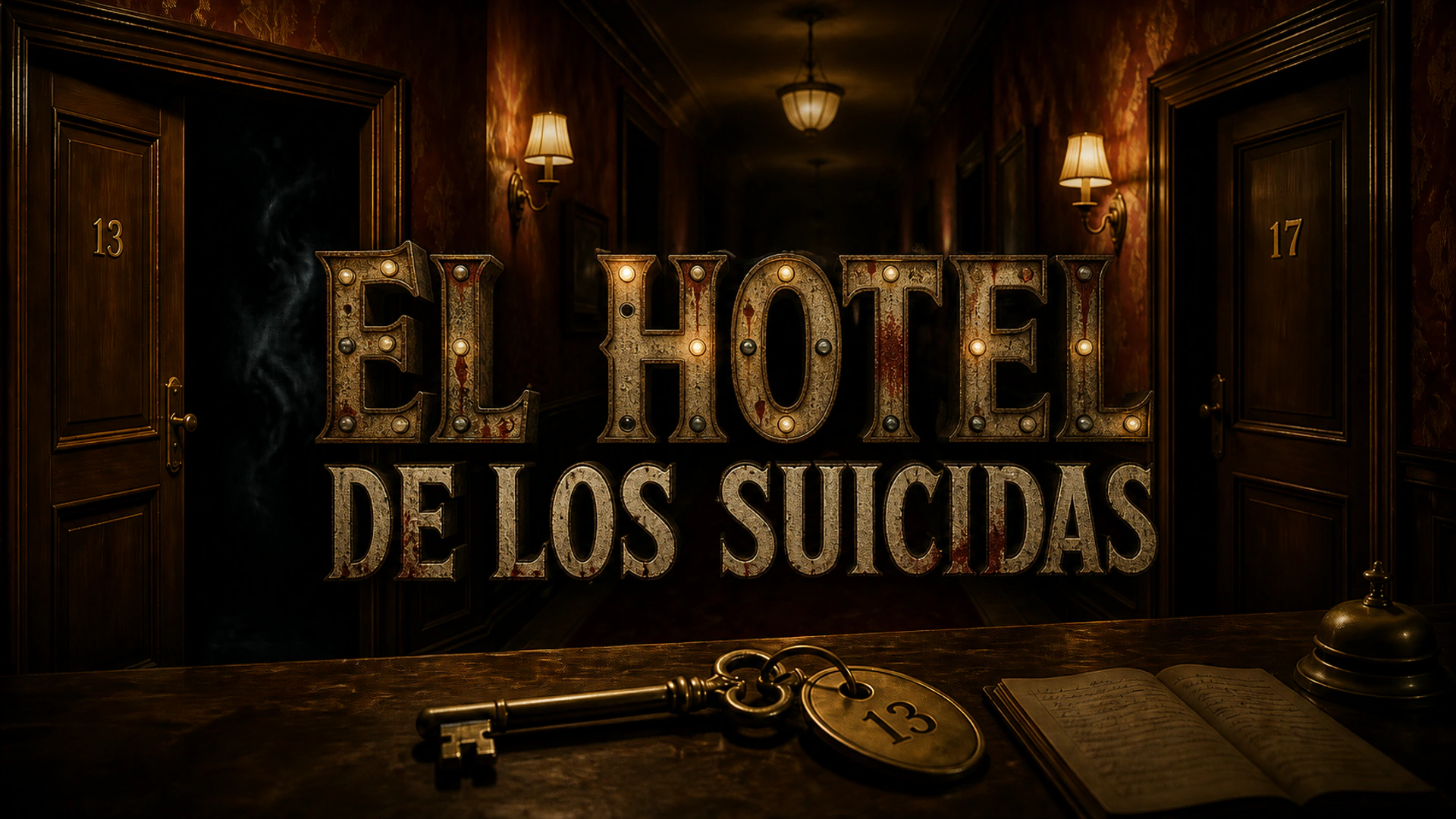 El Hotel de los Suicidas · ilustración de ambientación con IA