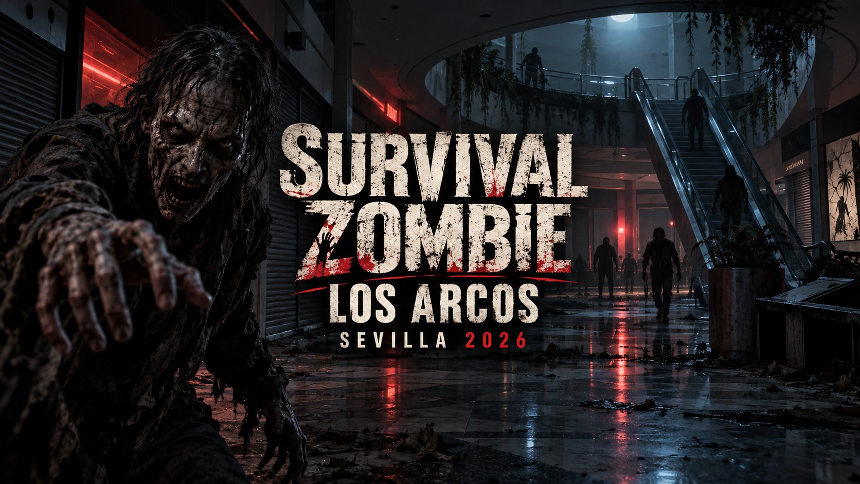Imagen provisional de ambientación para Survival Zombie · Los Arcos Sevilla 2026
