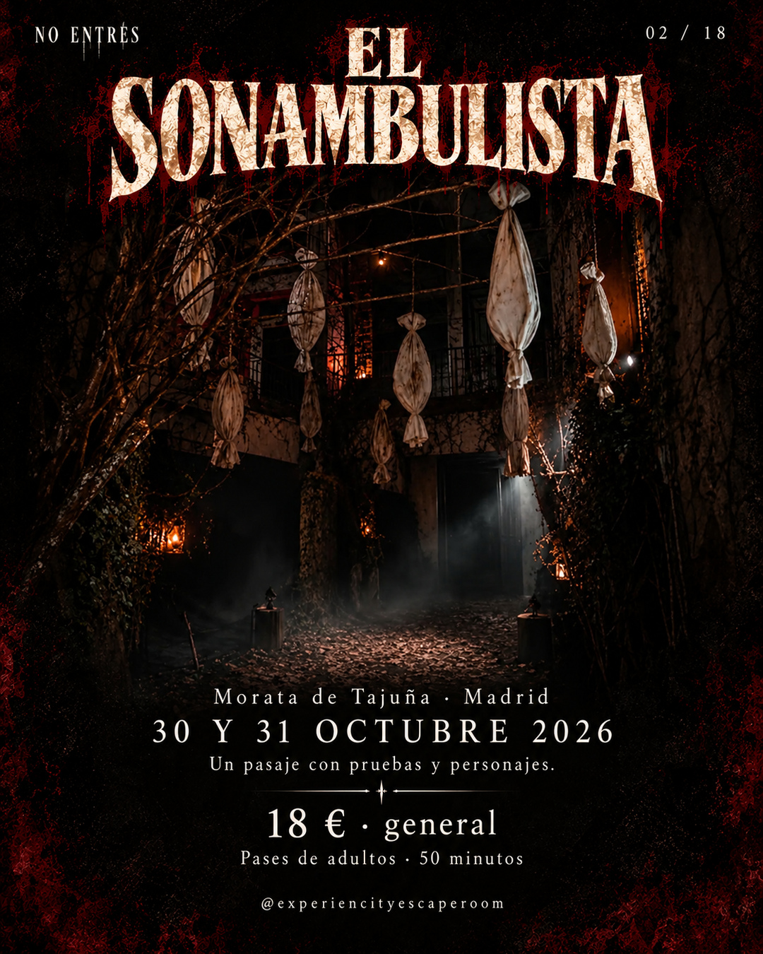 Ilustración de El Sonambulista preparada para la guía de No Entres